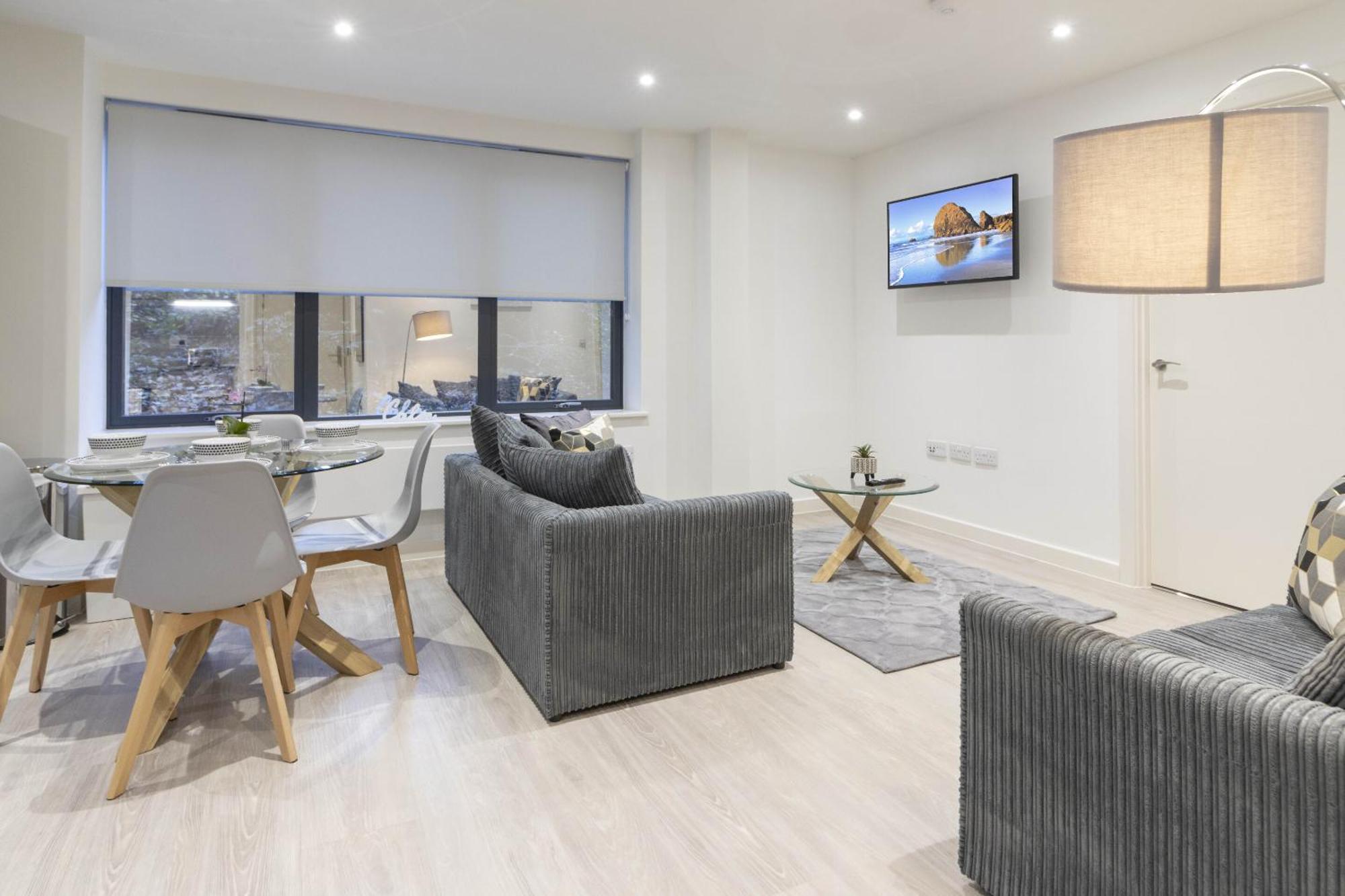 Linacre 1&2 - One And Two Bed Flat Behind The Cathedral With Free Parking And Fast Wifi Apartment Exeter Ruang foto